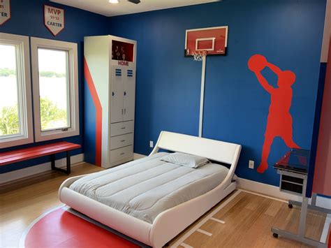 Basketball Bedroom Decor - Apartment Layout