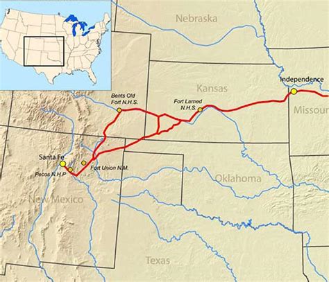 Trail Beginnings & Geographic Setting (U.S. National Park Service)