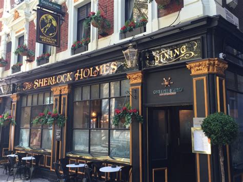 London: The Sherlock Holmes Pub at221B Baker Street. Photo Credit ...