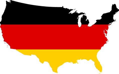 German Flag Map - ClipArt Best