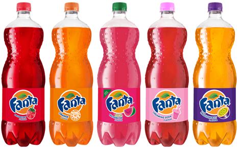 Range Of Fanta Bottles transparent PNG - StickPNG