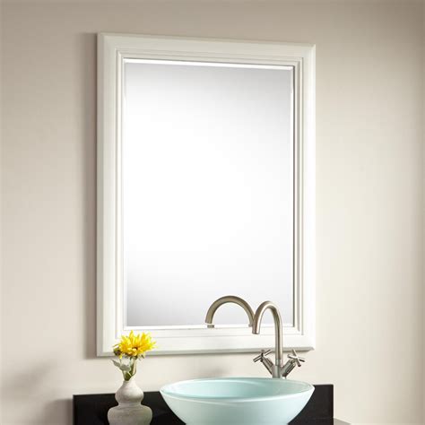 26" Chapman Vanity Mirror - Creamy White - Framed Mirrors - Bathroom ...