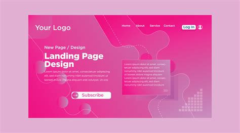 Landing page design . Modern Landing Page Templates .Landing page ...