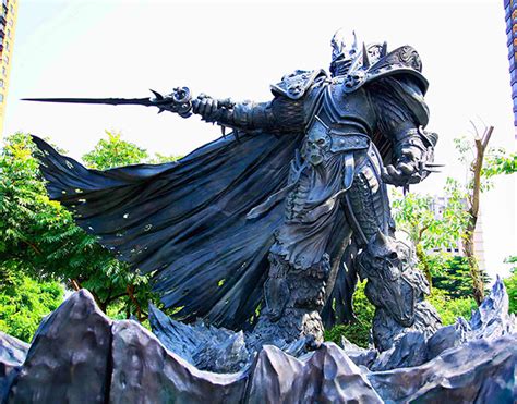 Blizzard Unveils 14-Foot, 4,000-Pound Lich King Statue in Taiwan to ...