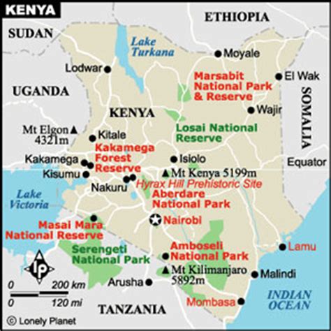 Kericho Kenya Map