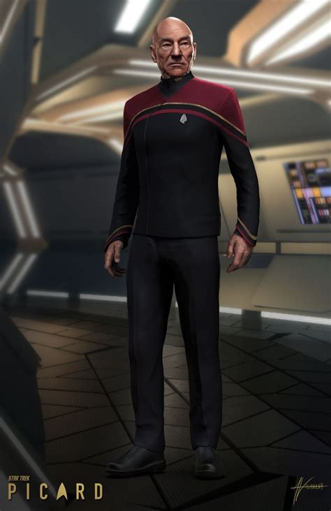 ArtStation - Star Trek Picard S2: Picard's Starfleet Admiral Uniform ...