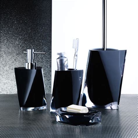 Twist Black Bathroom Accessories - Contemporary - Bathroom Accessory ...