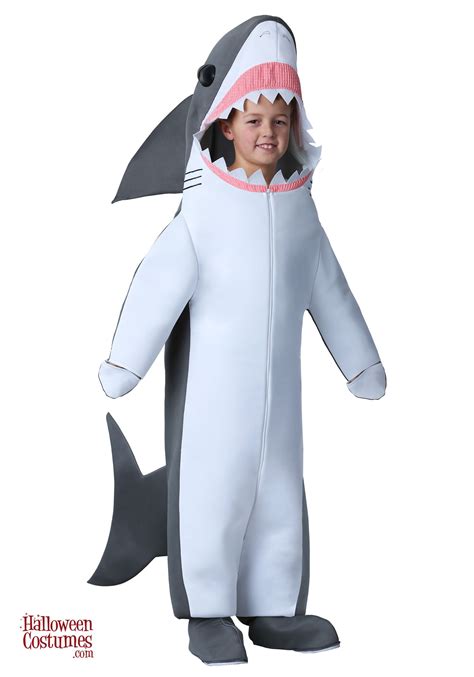 Great White Shark Kids Costume | Shark costume kids, Shark costumes ...