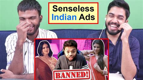 Reacting to Funniest Indian Ads that are Senseless and Stupid!