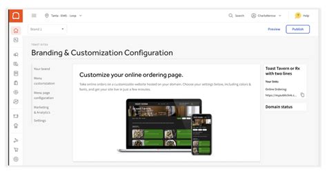 Customizing Your Toast Online Ordering Page
