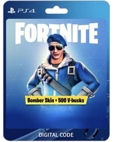 Fortnite Code Royale Bomber Skin + 500 V-Bucks Exclusive PS4 Bundle ...