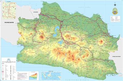 Peta Kota: Peta Provinsi Jawa Barat