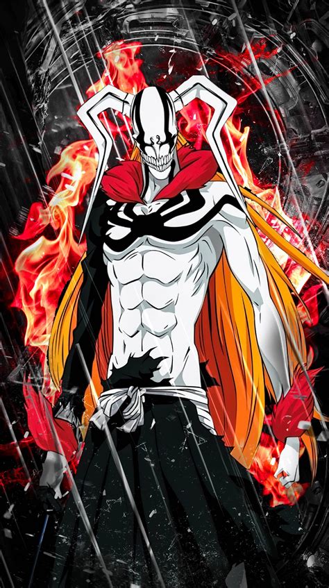 Bleach ichigo vasto lorde hueco mundo 4k vertical wallpaper | Bleach ...