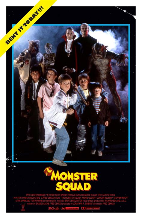 Monster Squad 11x17 Movie Poster | Etsy