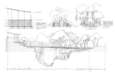 hand drawn details landscape architecture section VIDA Landscape A ...