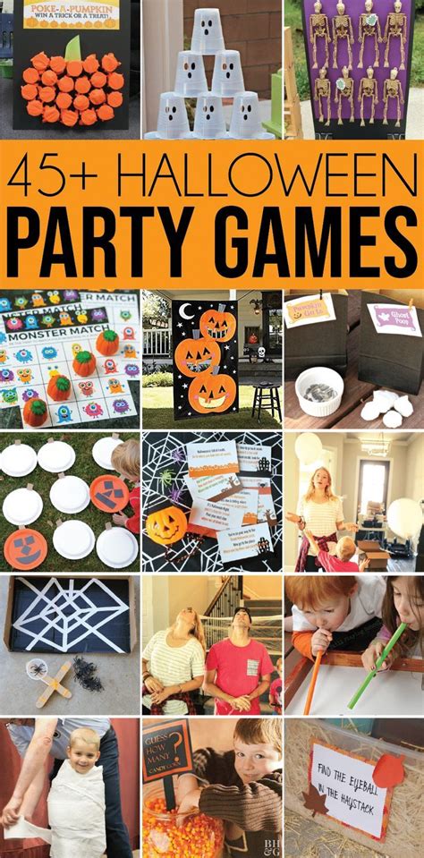 70 Awesome Halloween Games for All Ages | Birthday halloween party ...