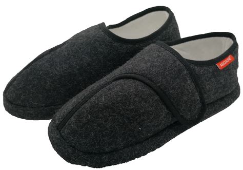 Archline Mens Orthotic Slippers Plus Closed Toe Comfort Slippers ...