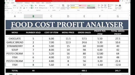 menu recipe cost spreadsheet ate maxresdefault how to make recipe cost ...