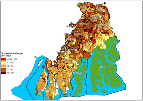 3: Population growth rate (2001-2011 Census of India) | Download ...