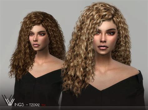 Perfect Sims 3 Resorces Curly Hairstyles Easy Pony For Wavy Hair 1920 ...