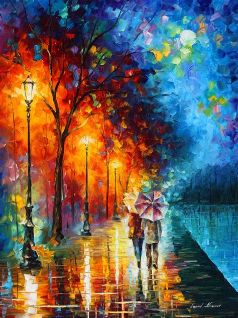 Romantic Wall Art Contrast Painting On Canvas By Leonid