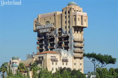 Tower Of Terror Disneyland At Night