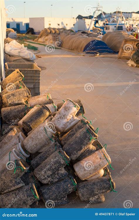 Fish farming equipment stock image. Image of fish, vessels - 49437871