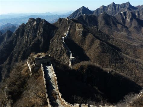 Great Wall of China, China, Aerial view