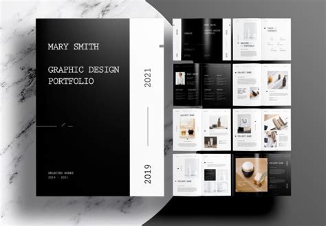 Free Graphic Design Portfolio Layout InDesign Template Indesign ...