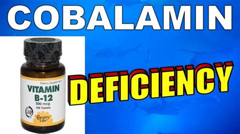 What is COBALAMIN DEFICIENCY (Vitamin B12) – Benefits, Absorption ...