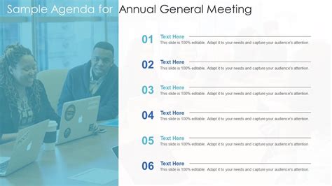 Sample Agenda For Annual General Meeting Infographic Template ...