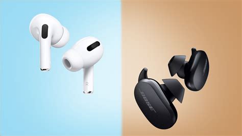 Apple AirPods Pro vs Bose QuietComfort Earbuds: which noise-cancelling ...