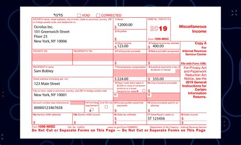 IRS Form 1099 MISC Document Processing