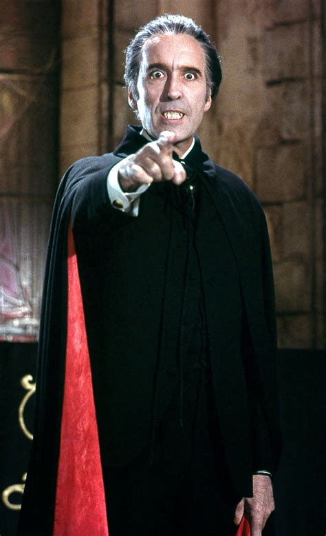 Sir Christopher Lee / DRACULA / Hammer Films | Hammer horror films ...