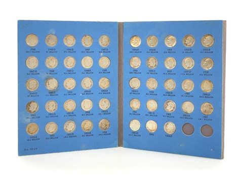 Lot - LOT OF 48 1946-1964 ROOSEVELT SILVER DIMES