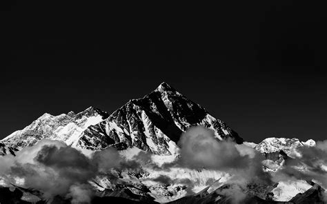 4k Wallpaper Black White Mountains | Images and Photos finder