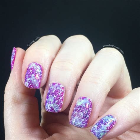 Pink Galaxy nail art - Keely's Nails