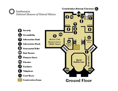 Floor Map of Smithsonian National Museum of Natural History ...