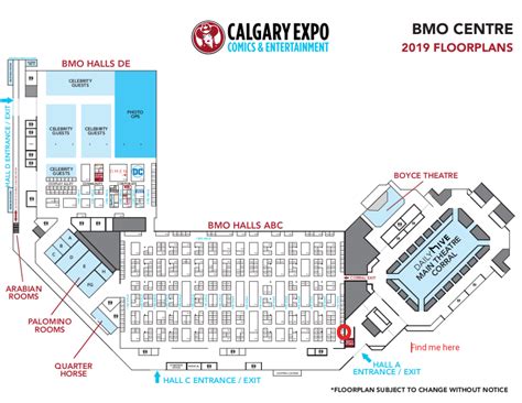 2019 Calgary Expo Floorplan - Bronze Art by William Miles