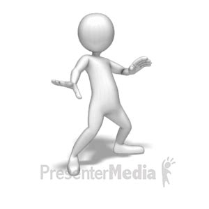 Stick Figure Dancing Animation Clipart