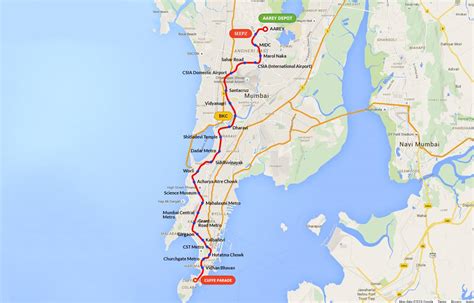 Mumbai Metro Timings | Metro Train Timetable