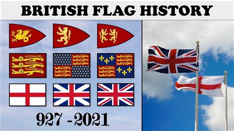 British/English Flag History. Every flag of England and UK 927-2021 ...