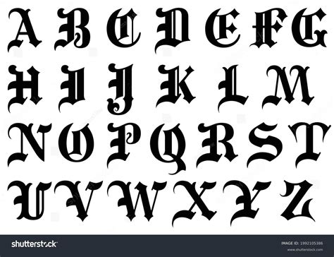 51,308 Old English Lettering Images, Stock Photos & Vectors | Shutterstock