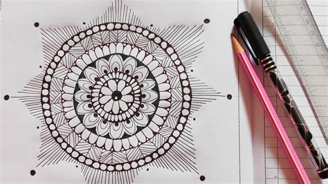 Easy Mandala Drawing Ideas For Beginners - Lu-dont