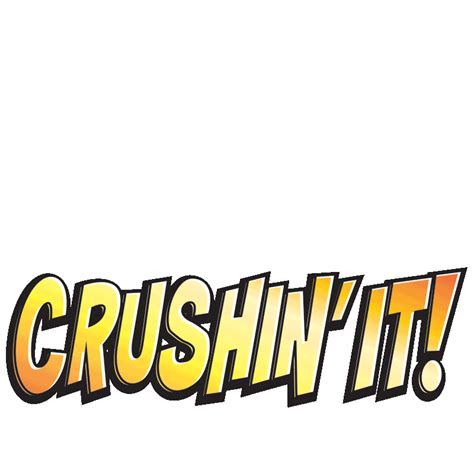 Crush Crushing It Sticker by Scentco Inc for iOS & Android | GIPHY