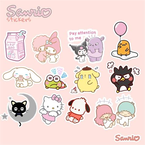 SANRIO STICKERS | Adesivos sticker, Desenho de olho, Adesivos