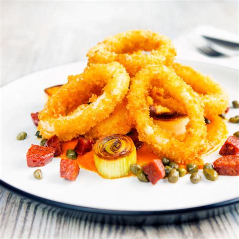 Fried Calamari Perfect Crispy Breaded Squid Rings - Krumpli