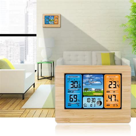 Digital Weather Station Thermometer Hygrometer Barometer Wireless With ...