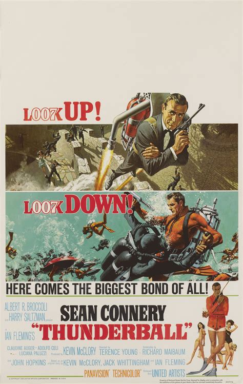 THUNDERBALL (1965) POSTER, US | Original Film Posters Online | 2020 ...