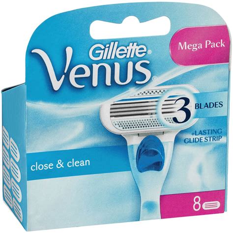 Venus Smooth Razor Blade Refills 8 Pack | Woolworths